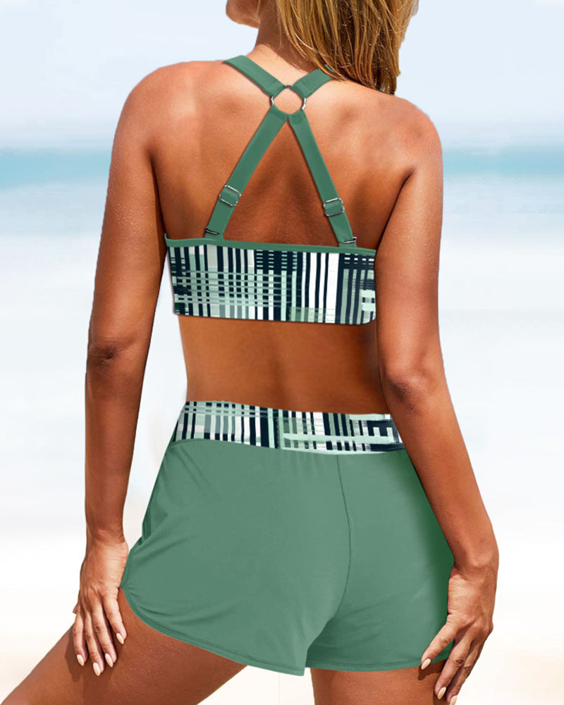Navira - Bikini mit Streifendetail