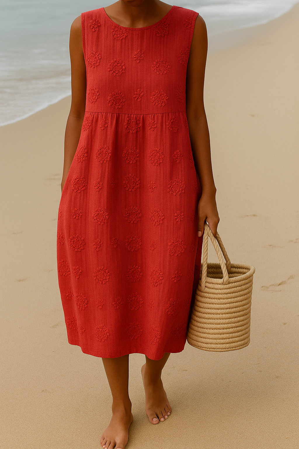 Morselda - Sommerkleid mit Blumendetail