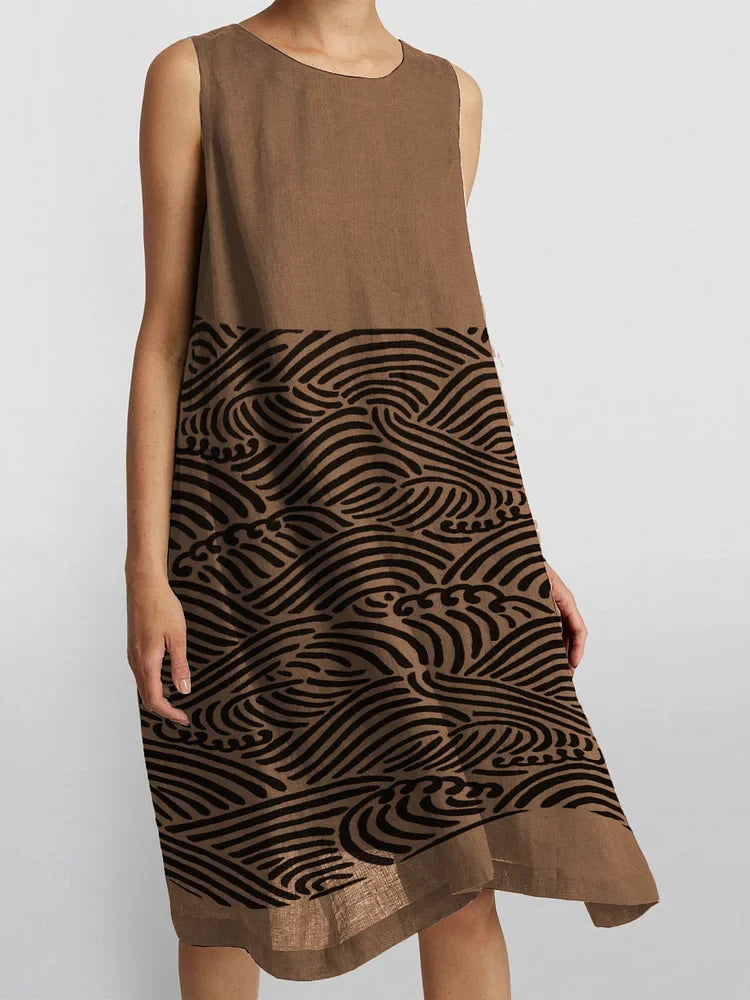 Celdira - Sommerkleid mit Leinenanteil