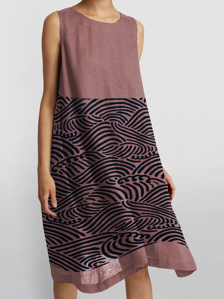 Celdira - Sommerkleid mit Leinenanteil