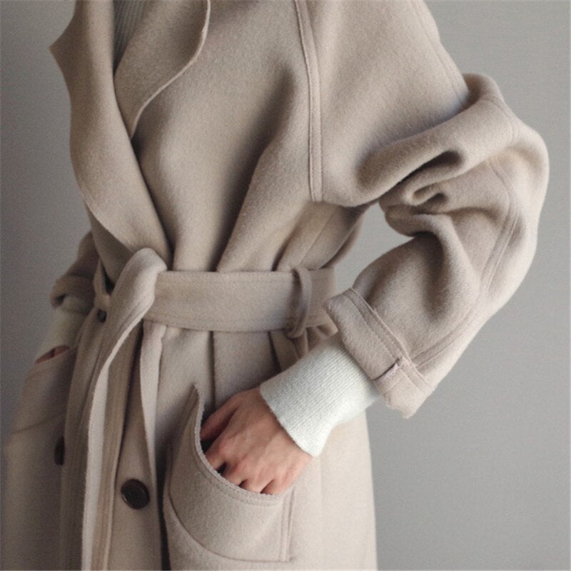Michelle™ – Langer Luxusmantel für Damen