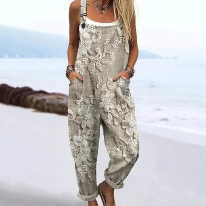 AMELIA | STILVOLLER 3D BLUMENJUMPSUIT