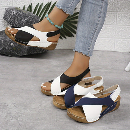 EDITH I LÄSSIGE KEILSANDALEN