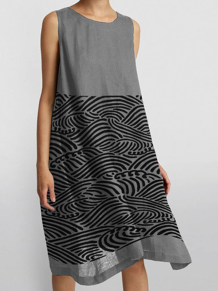 Celdira - Sommerkleid mit Leinenanteil