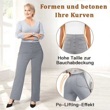 Nina - Hohe Taille Stretchhosen