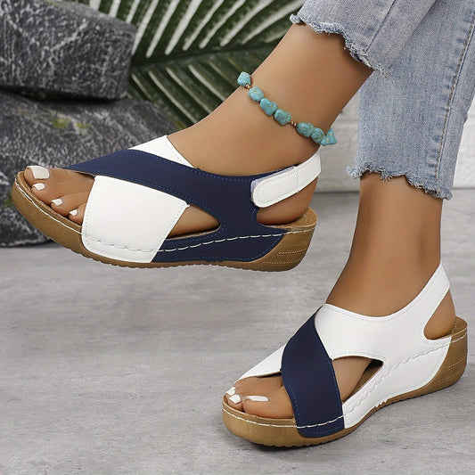 EDITH I LÄSSIGE KEILSANDALEN