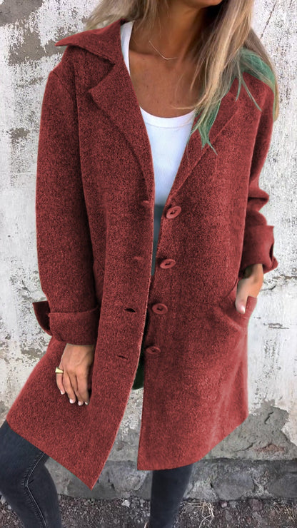 Isabella – Eleganter Longline-Mantel