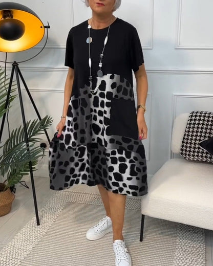 Lina | Luftiges Sommerkleid mit Rundhalsausschnitt