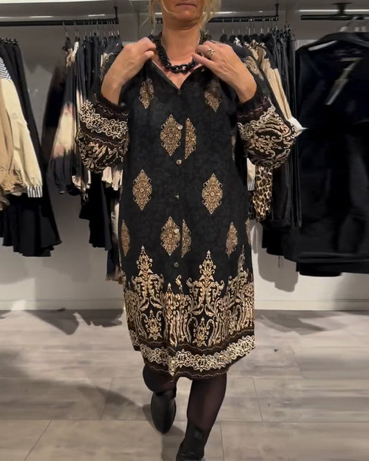 Ilse | Vintage-inspiriertes Kleid mit Knopfleiste