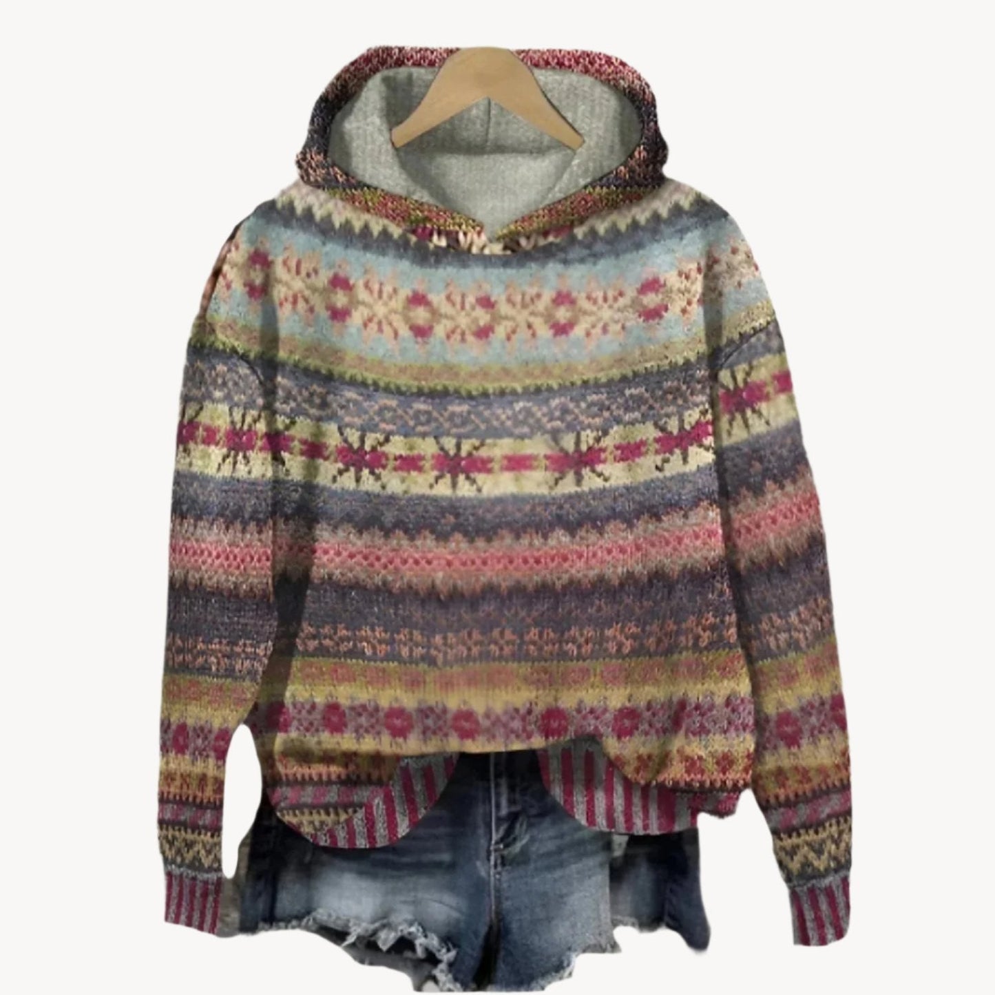 AMALIA I MODISCHER KAPUZENPULLOVER