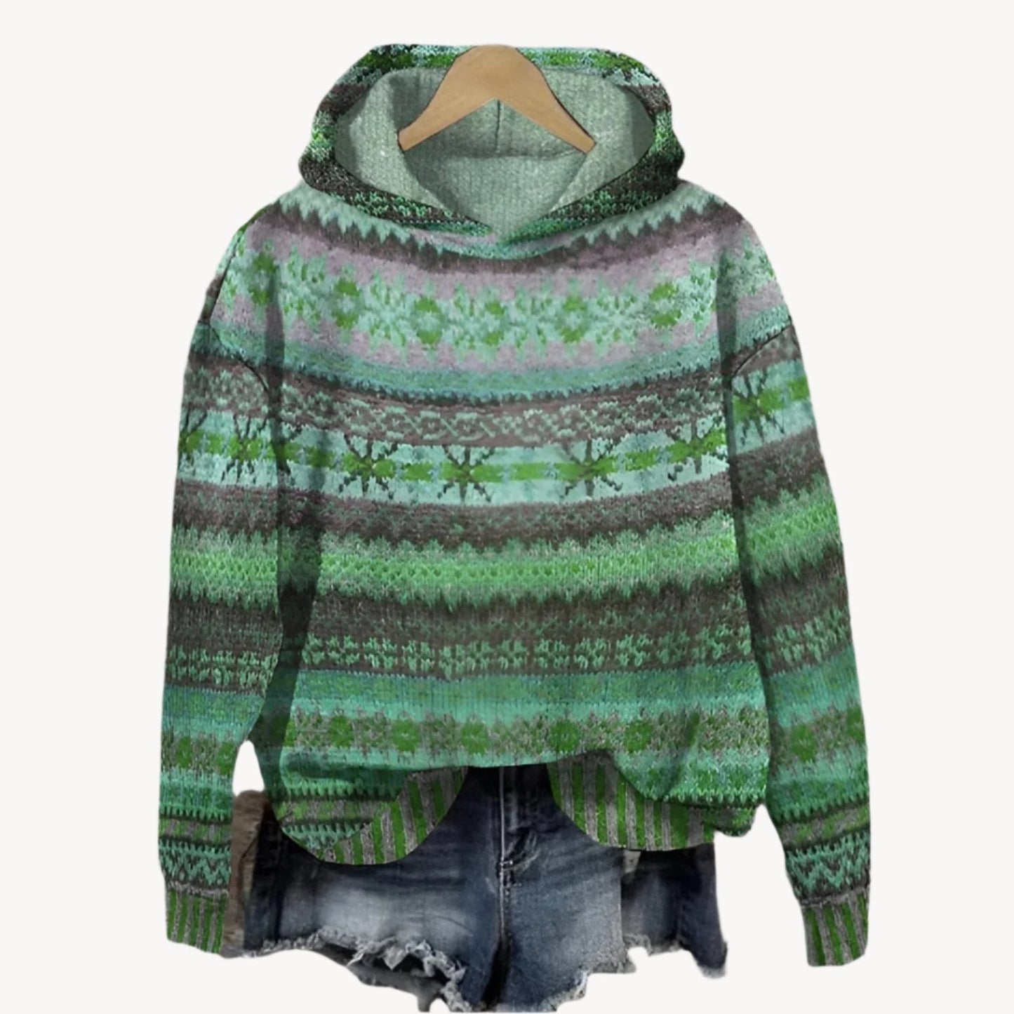 AMALIA I MODISCHER KAPUZENPULLOVER