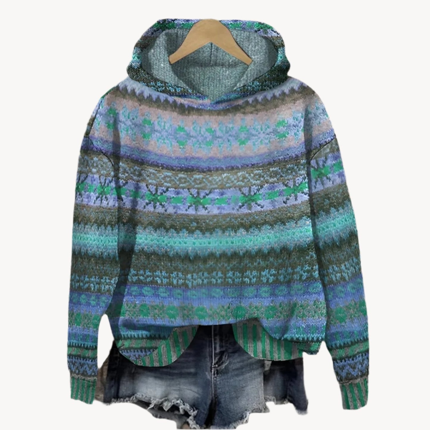 AMALIA I MODISCHER KAPUZENPULLOVER