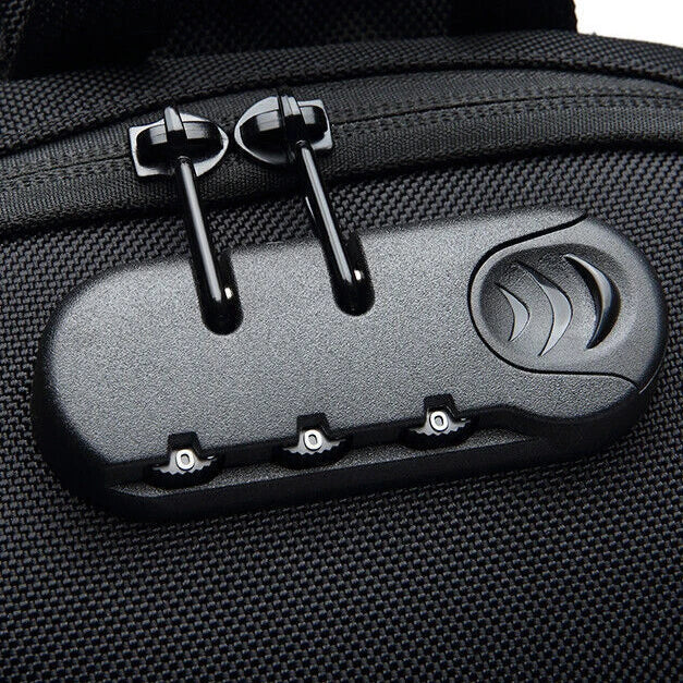 Diebstahlsichere Crossbody Tasche mit integriertem Ladeanschluss