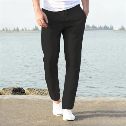 Leichte Herren Leinenhose - casual und komfortabel