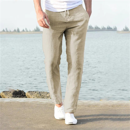 Leichte Herren Leinenhose - casual und komfortabel
