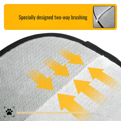 Effektive statische Haarentfernungshandschuhe für Haustiere – Doppelbürste für müheloses Entfernen von Katzenhaaren, statisch frei, ideales Reinigungswerkzeug für ein fellfreies Zuhause – Größe M