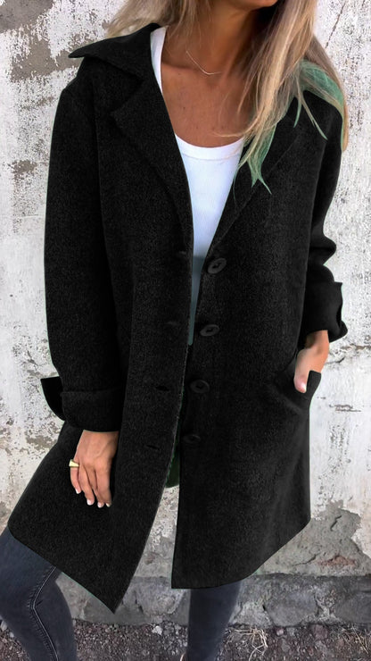Isabella – Eleganter Longline-Mantel