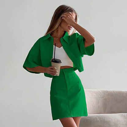 Alessandra™ - Kurzer Rock Zweiteiliges Set für Frauen