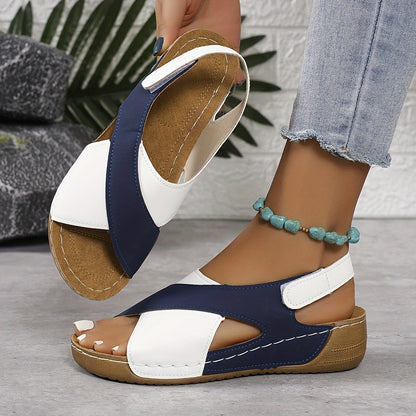 EDITH I LÄSSIGE KEILSANDALEN