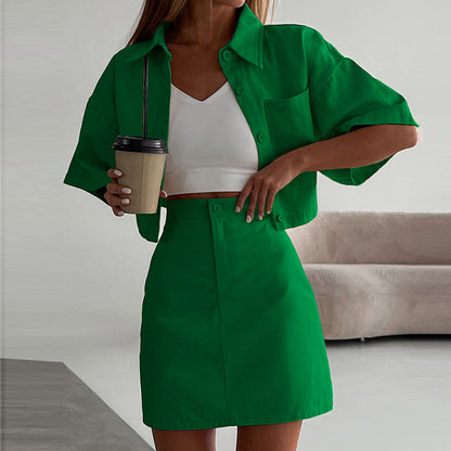 Alessandra™ - Kurzer Rock Zweiteiliges Set für Frauen