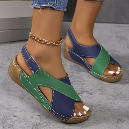 EDITH I LÄSSIGE KEILSANDALEN