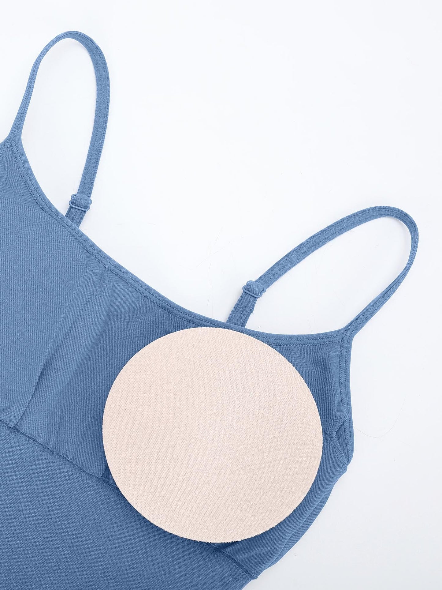 Nachhaltiger Seamless Shaping-Romper mit Rippstruktur & verstellbaren Trägern