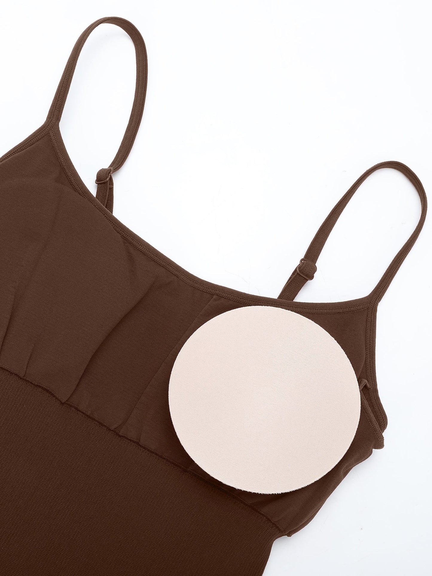 Nachhaltiger Seamless Shaping-Romper mit Rippstruktur & verstellbaren Trägern