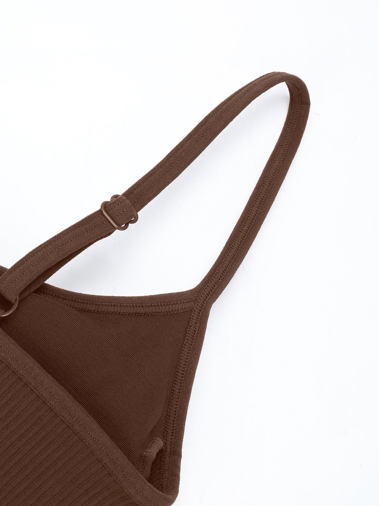 Nachhaltiger Seamless Shaping-Romper mit Rippstruktur & verstellbaren Trägern