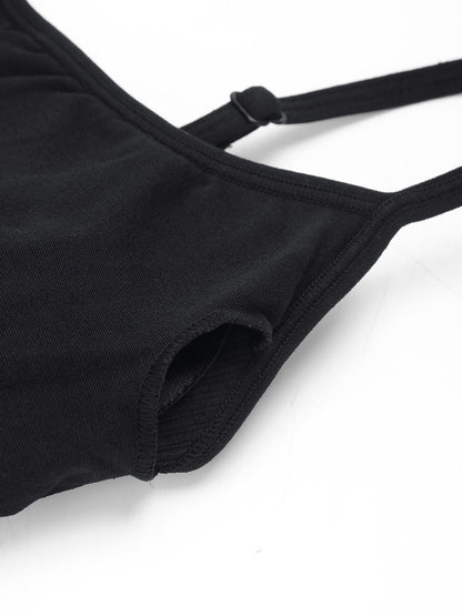 Nachhaltiger Seamless Shaping-Romper mit Rippstruktur & verstellbaren Trägern