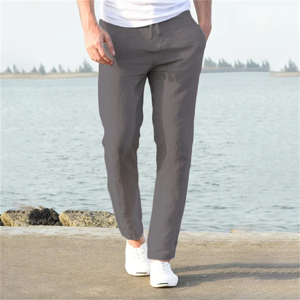 Leichte Herren Leinenhose - casual und komfortabel
