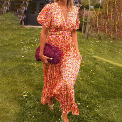 Romy | Sommerkleid mit V-Ausschnitt