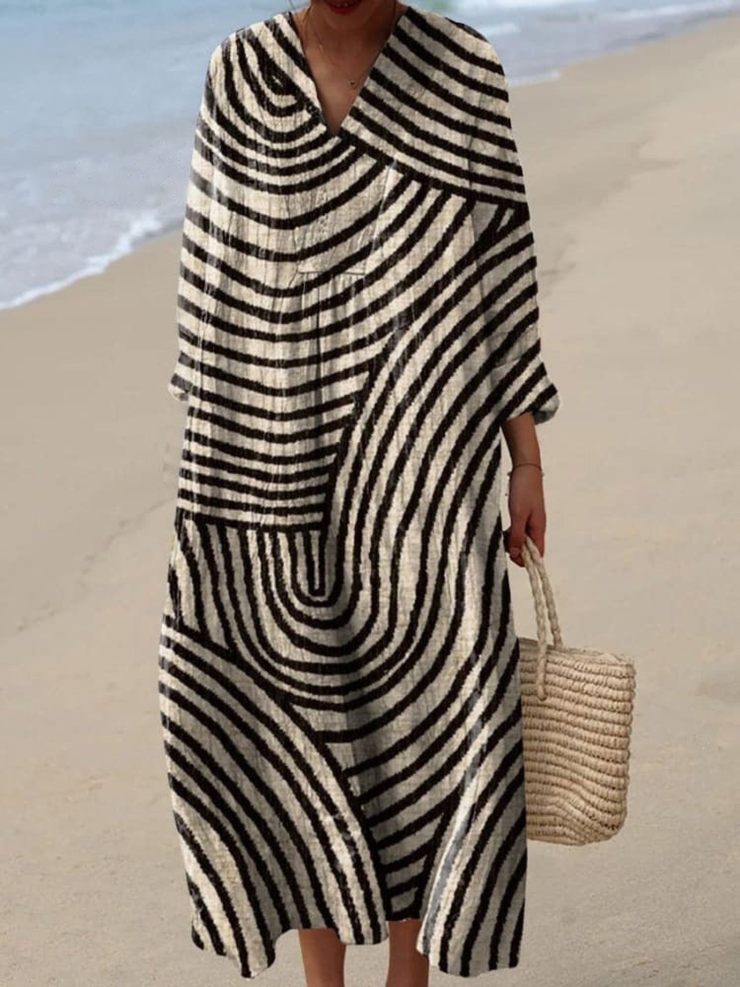 Jinte | Grafisches Kleid - Limitierte Auflage